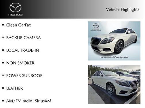 2014 Mercedes-Benz S-Class S 550