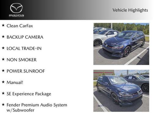 2019 Volkswagen Golf GTI 2.0T SE