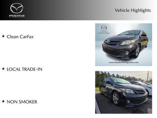 Black Sand Pearl 2012 Toyota Corolla S