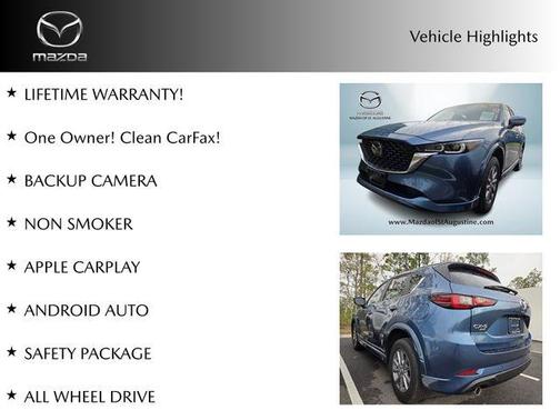 Eternal Blue Mica 2024 Mazda CX-5 Select