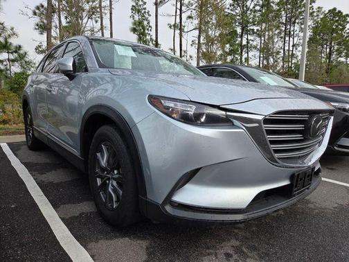 Sonic Silver Metallic 2023 Mazda CX-9 Touring
