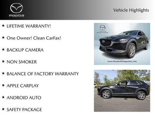 Jet Black Mica 2023 Mazda CX-30 2.5 S Select Package