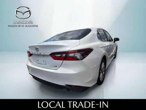 Super White 2021 Toyota Camry LE