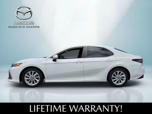 Super White 2021 Toyota Camry LE