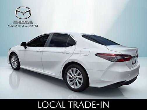 Super White 2021 Toyota Camry LE