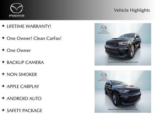 Black Clearcoat 2023 Dodge Durango R/T