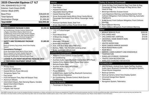 2025 Chevrolet Equinox LT
