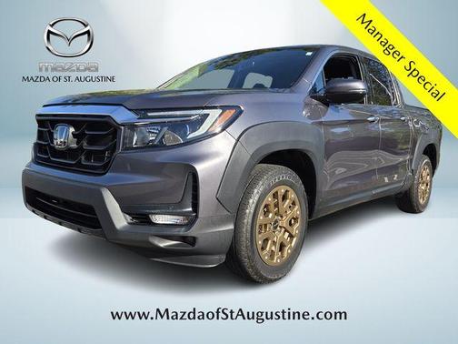 Modern Steel Metallic 2023 Honda Ridgeline RTL-E