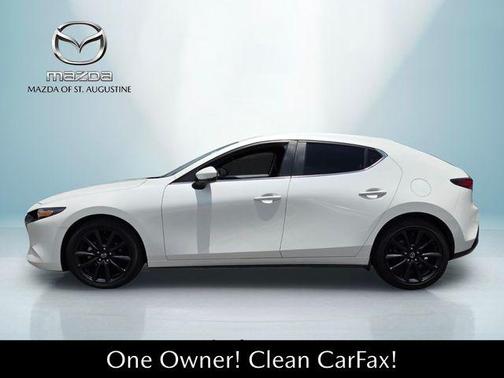 Snowflake White Pearl 2024 Mazda Mazda3 FWD w/Preferred Package