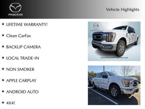 Oxford White 2021 Ford F-150 XLT