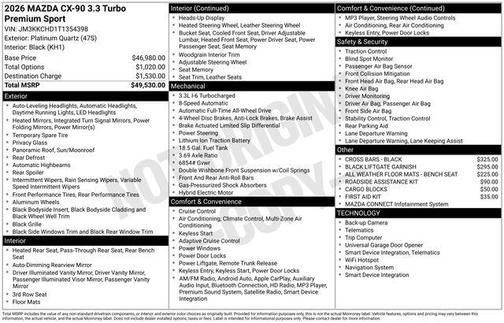 2026 Mazda CX-90 Premium