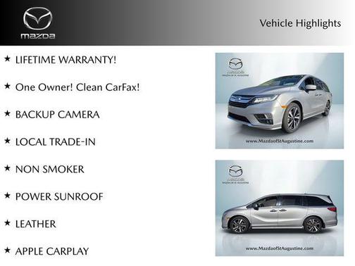 Lunar Silver Metallic 2019 Honda Odyssey Elite