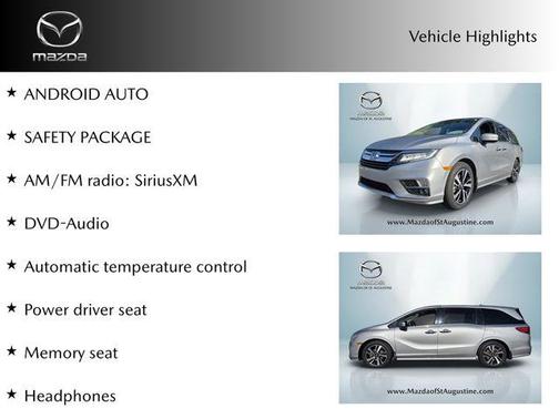 Lunar Silver Metallic 2019 Honda Odyssey Elite