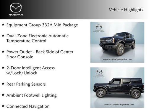 Shadow Black 2025 Ford Bronco Badlands