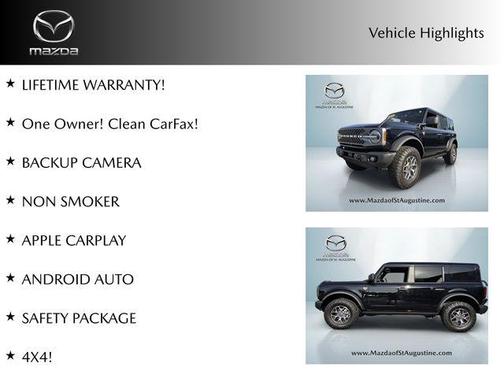 Shadow Black 2025 Ford Bronco Badlands