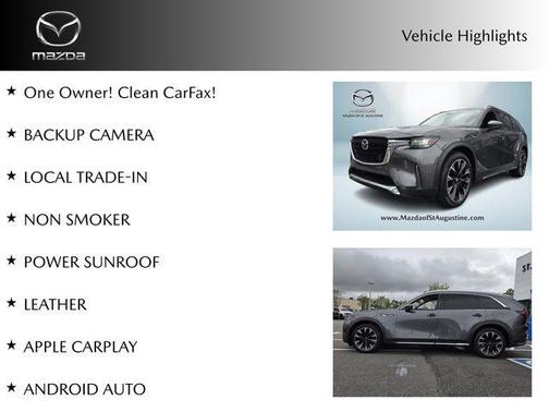 Machine Gray Metallic 2024 Mazda CX-90 Premium