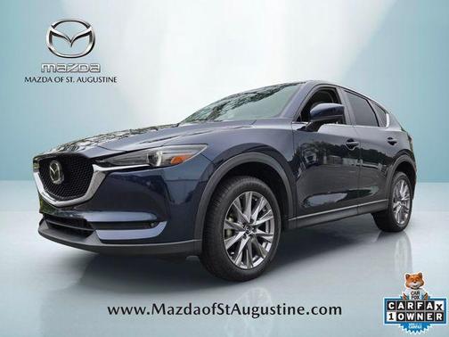 Deep Crystal Blue Mica 2021 Mazda CX-5 Grand Touring