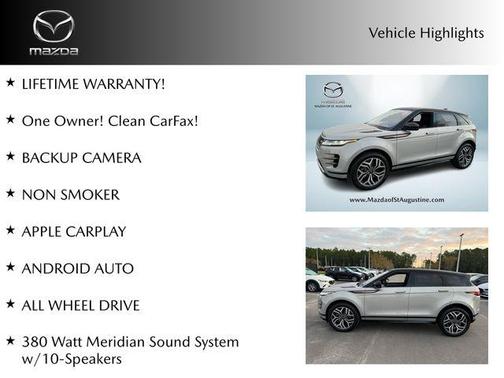 2020 Land Rover Range Rover Evoque First Edition