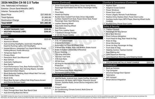 2026 Mazda CX-50 2.5 Turbo