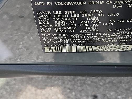 2025 Volkswagen Atlas 2.0T Peak Edition