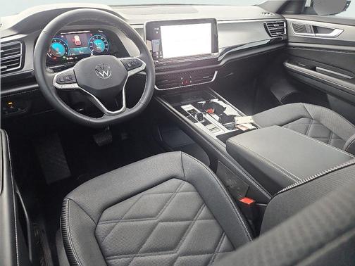 Pure White 2024 Volkswagen Atlas Cross Sport 2.0T SE w/Technology