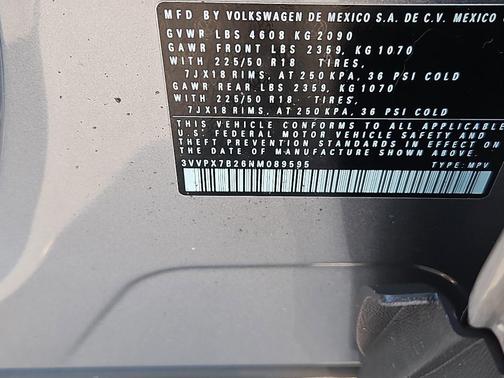 2022 Volkswagen Taos 1.5T SE
