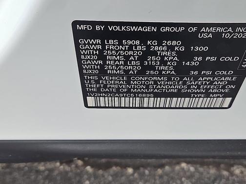 2026 Volkswagen Atlas 2.0T SE w/Technology