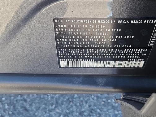 2025 Volkswagen Tiguan 2.0T S