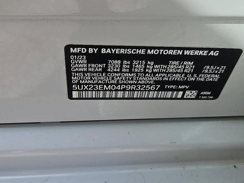 2023 BMW X7 xDrive40i