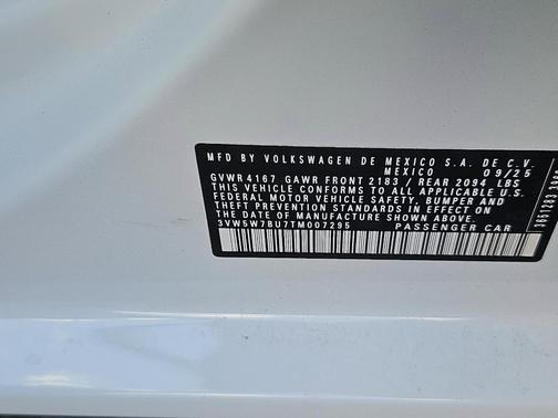 2026 Volkswagen Jetta 1.5T S