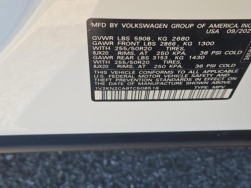 2026 Volkswagen Atlas 2.0T SE w/Technology