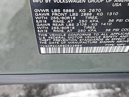 2025 Volkswagen Atlas 2.0T Peak Edition