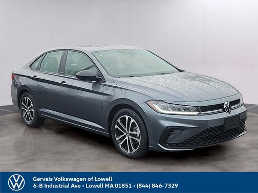 Platinum Gray Metallic 2026 Volkswagen Jetta 1.5T Sport