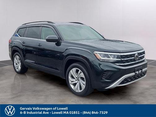 Racing Green 2021 Volkswagen Atlas 2.0T SE w/Technology