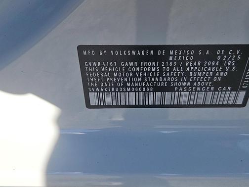 2025 Volkswagen Jetta 1.5T S
