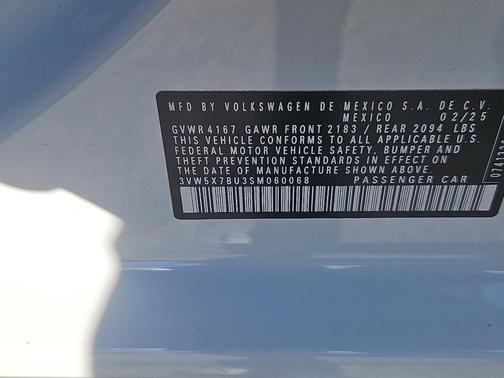 2025 Volkswagen Jetta 1.5T S