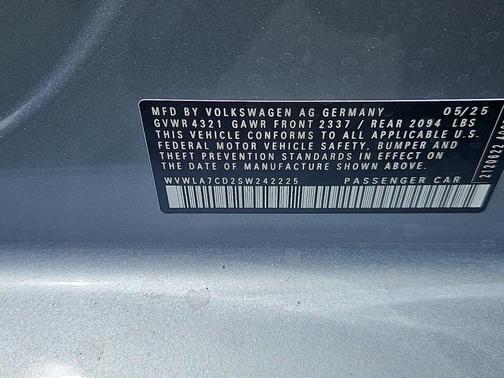 2025 Volkswagen Golf GTI 2.0T S