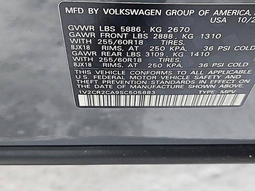 2025 Volkswagen Atlas 2.0T Peak Edition