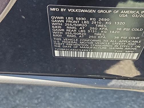 2025 Volkswagen Atlas 2.0T SEL