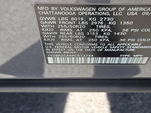2023 Volkswagen Atlas 3.6L SEL