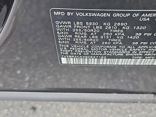 2025 Volkswagen Atlas 2.0T SEL