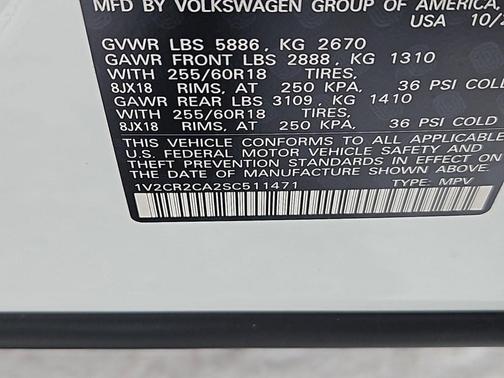 2025 Volkswagen Atlas 2.0T Peak Edition