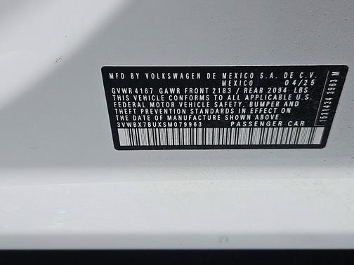 2025 Volkswagen Jetta 1.5T Sport