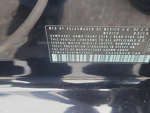 2015 Volkswagen Golf SportWagen TDI SE 4-Door