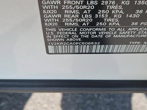 2023 Volkswagen Atlas 3.6L SE w/Technology