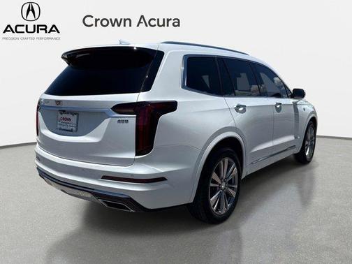 Crystal White Tri-Coat 2023 Cadillac XT6 Premium Luxury FWD