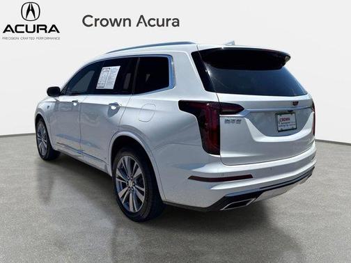 Crystal White Tri-Coat 2023 Cadillac XT6 Premium Luxury FWD