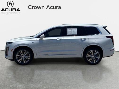Crystal White Tri-Coat 2023 Cadillac XT6 Premium Luxury FWD