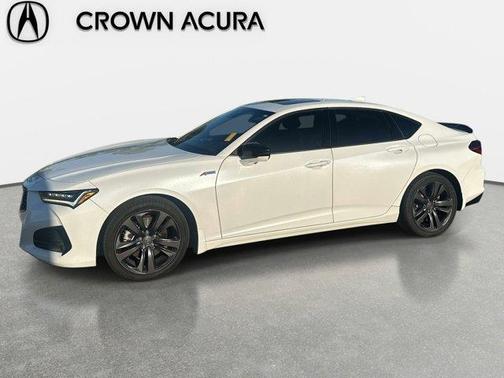 Platinum White Pearl 2022 Acura TLX A-Spec