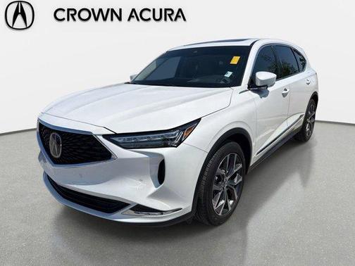 Platinum White Pearl 2023 Acura MDX Technology